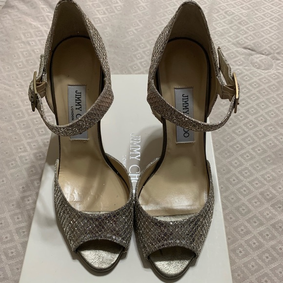 Jimmy Choo shoes. Wore on my wedding day. - Picture 7 of 8